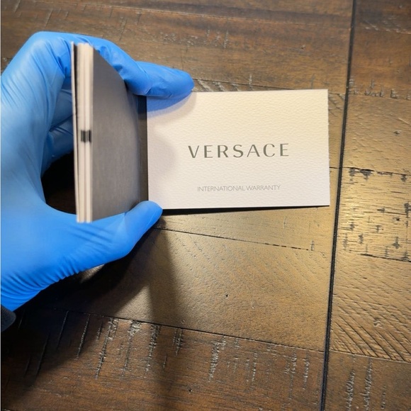 Versace Dark-Tinted Sunglasses with receipt and all packing - Picture 11 of 11